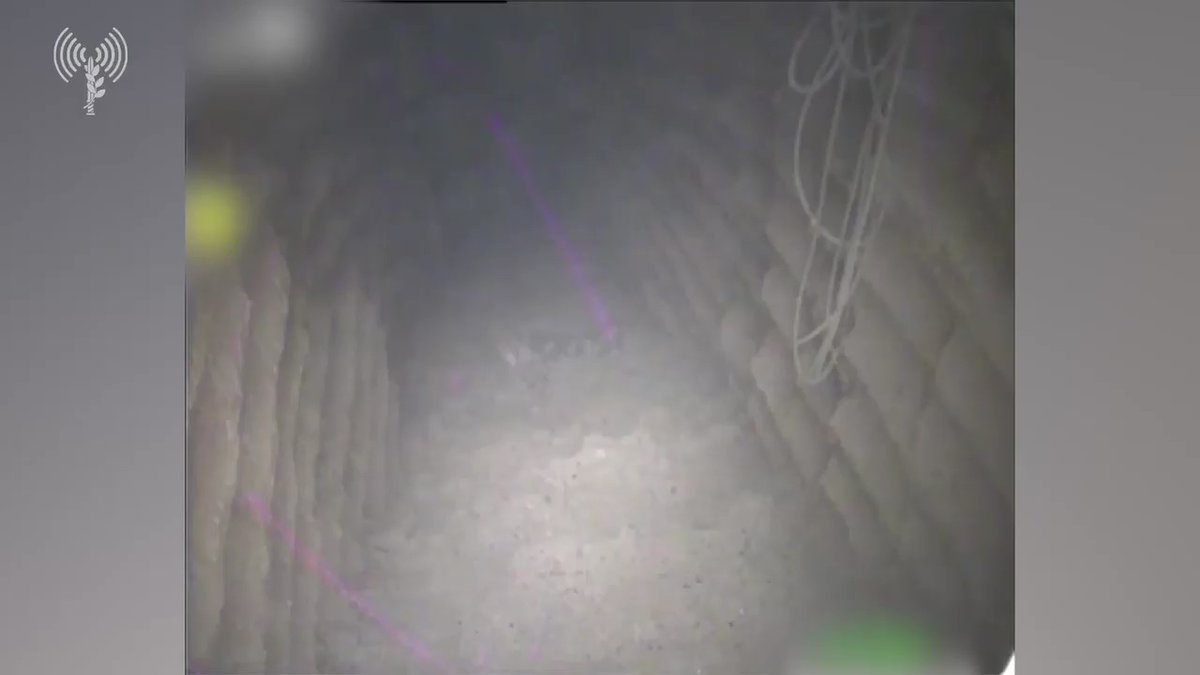 סרטון ראשון מהמנהרה שחשף צה"ל בצפון מכפר כילא בלבנון לעבר שטח ישראל