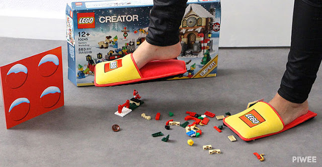 LEGO מכריזה על נעלי בית אנטי-לגו