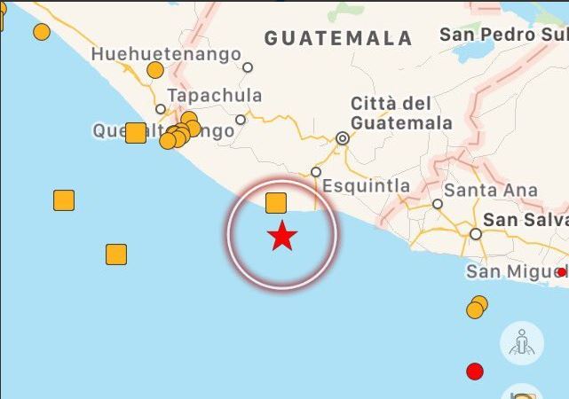 גואטאמלה רעידת אדמה חזקה בעוצמה 6.8