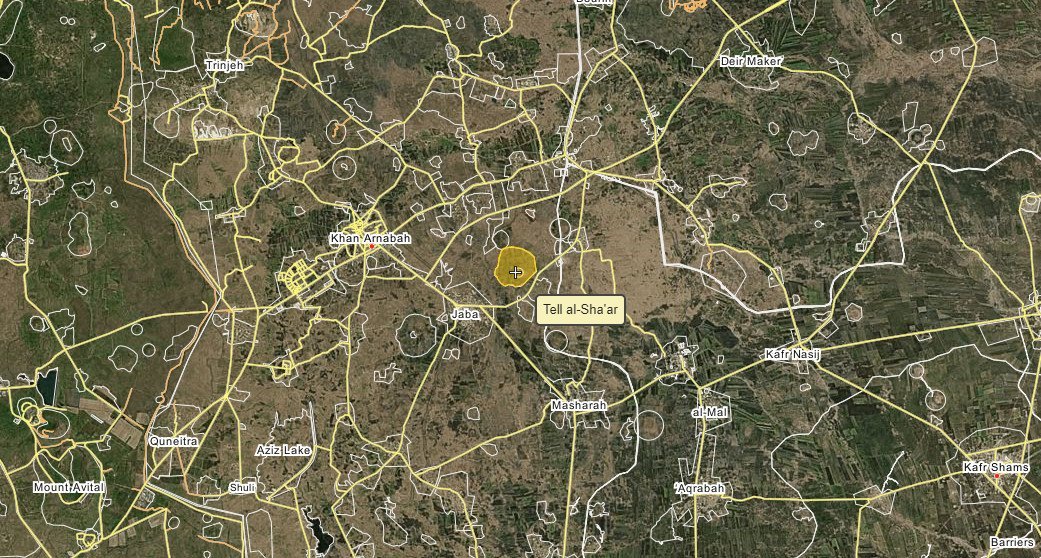 זוהה ירי נ"מ סורית לעבר מטוס קרב של חיל האוויר באזור רמת הגולן