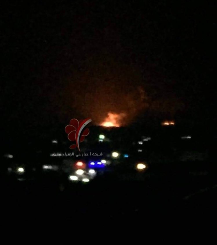 דיווח סורי: פיצוצים נשמעים באזור חאלב