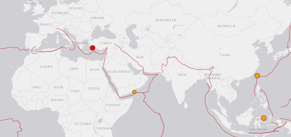 רעידת אדמה חזקה במרמריס טורקיה